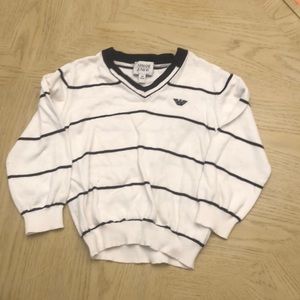 Armani junior long sleeve light sweater